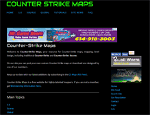 Tablet Screenshot of counter-strike-maps.net